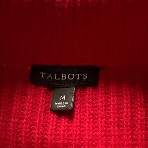 Talbots Christmas Red Women's Sweater
